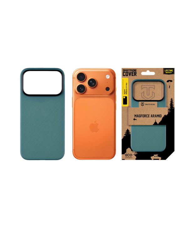 Tactical MagForce Aramid Cover Защитный чехол для Apple iPhone 17 Pro / синий