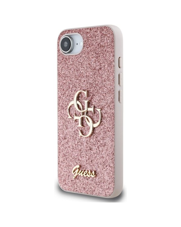 Дополнительное изображение книги «Guess PU Fixed Glitter 4G Metal Logo Case Чехол для Apple iPhone 16e»