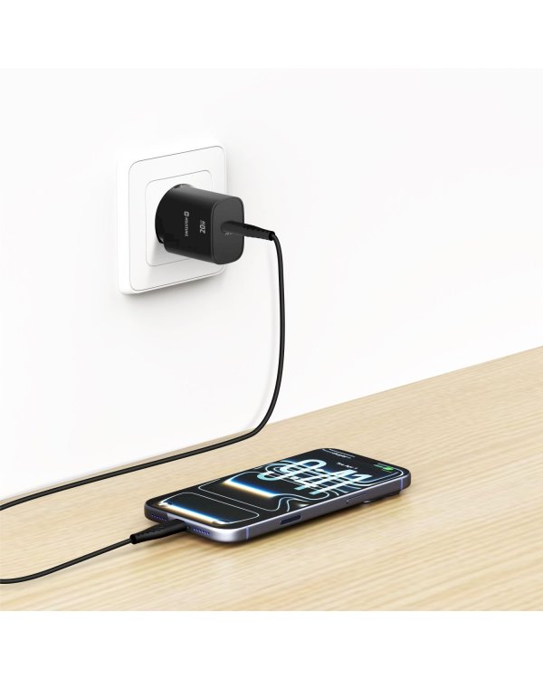 Дополнительное изображение книги «Swissten Edge Сетевое зарядное устройство USB-C GaN 20W»