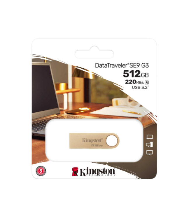 Kingston DTSE9G3 Data Traveler Флеш Память USB3.2 Gen1 / 512GB