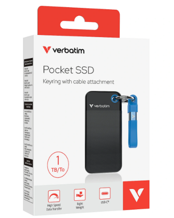 Verbatim 32191 Pocket Внешний SSD-Hакопитель 1TB