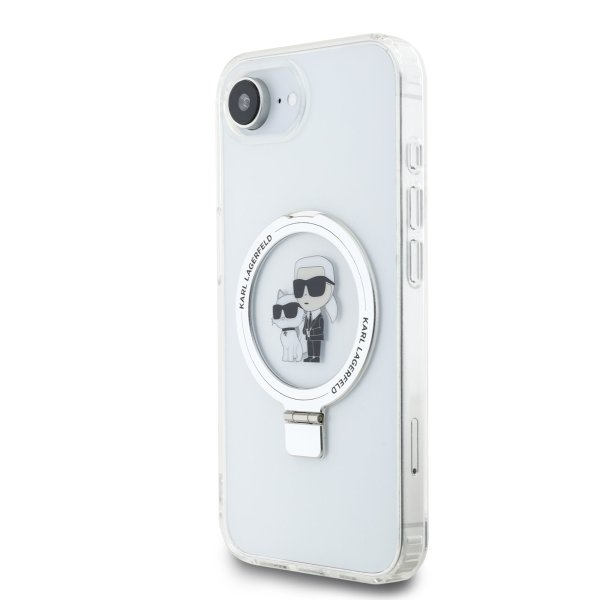 Karl Lagerfeld Ringstand Karl and Choupette MagSafe Case Чехол для Apple iPhone 16e