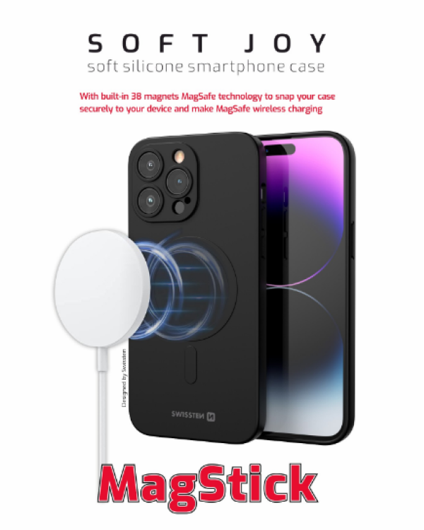 Swissten Soft Joy Case MagStick Чехол для Apple iPhone 17 Pro Max
