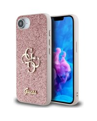 Guess PU Fixed Glitter 4G Metal Logo Case Чехол для Apple iPhone 16e