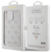 Guess PU 4G Metal Logo Case Защитный Чехол для Apple iPhone 15 Pro Max