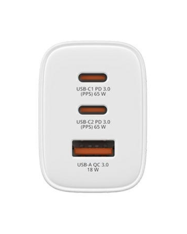 Verbatim Essentials Сетевое зарядное устройство 65W / белый