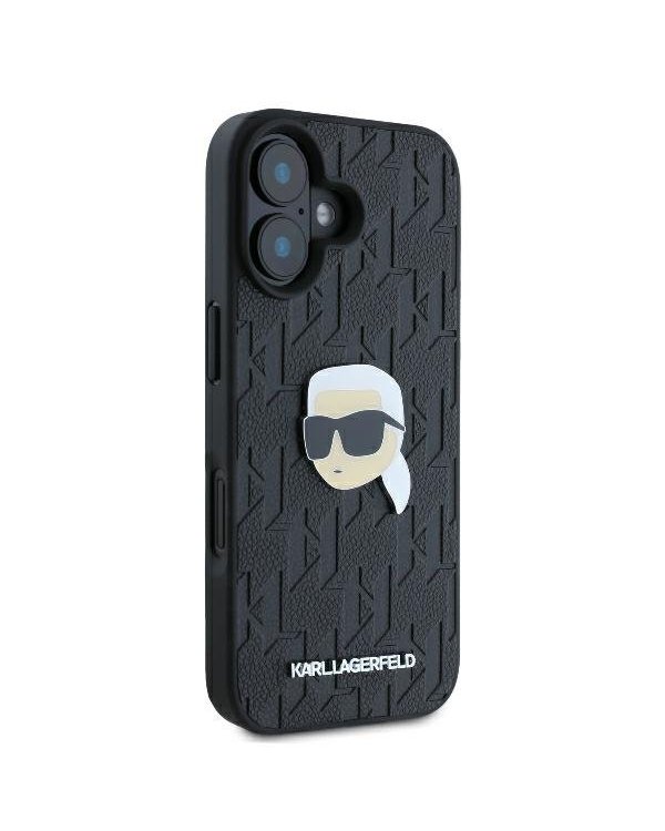 Karl Lagerfeld Monogram Karl Head Pin Защитный Чехол для Apple iPhone 16