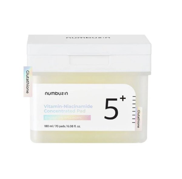 Numbuzin No.5 Vitamin‑Niacinamide Concentrated Pad Набор Осветляющих Салфеток 70шт