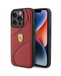 Ferrari Twist Metal Logo Back Case Защитный Чехол для Apple iPhone 15 Pro