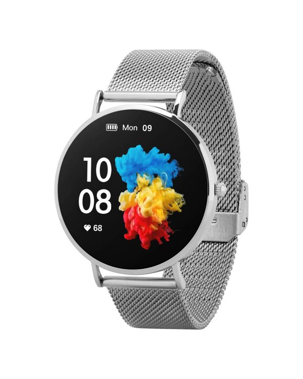 Garett Smartwatch Verona Silver Steel Умные часы AMOLED / Bluetooth / IP67 / GPS / SMS