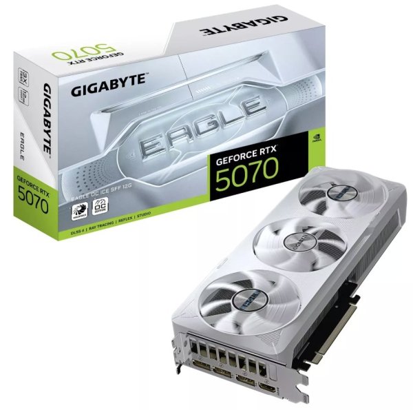 Gigabyte GeForce RTX 5070 EAGLE OC ICE SFF 12GB GDDR7 Видеокарта