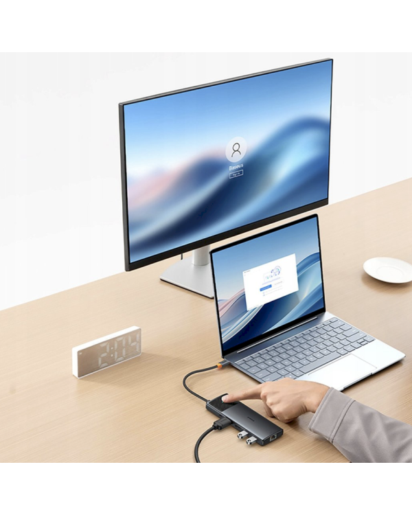 Baseus B00061800123-01 USB-C док-станция 10in1