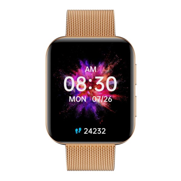 Garett Smartwatch GRC MAXX Gold Steel Умные часы IPS / Bluetooth / IP68 / SMS