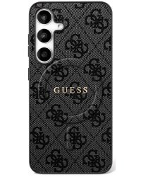 Guess PU 4G Ring Classic Logo MagSafe Case Чехол для Samsung Galaxy S25 FE
