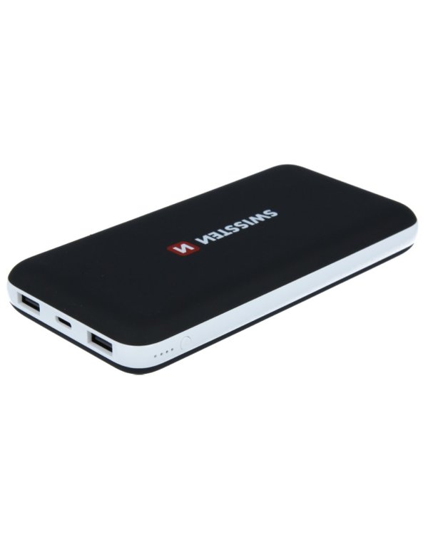 Swissten Black Core Premium Power Bank Переносная зарядная батарея 2A / USB / USB-C / 15000 mAh