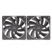 Mars Gaming MFPROX2 2x 120mm PC Case Fan
