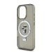 Karl Lagerfeld Ringstand Karl and Choupette MagSafe Защитный чехол для iPhone 16 Pro Max / чёрный