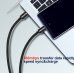 Swissten Textile Универсальный Quick Charge 3.1 USB-C USB Кабель данных 1.2м