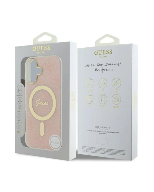Guess IML 4G MagSafe Защитный Чехол для Apple iPhone 16 Plus