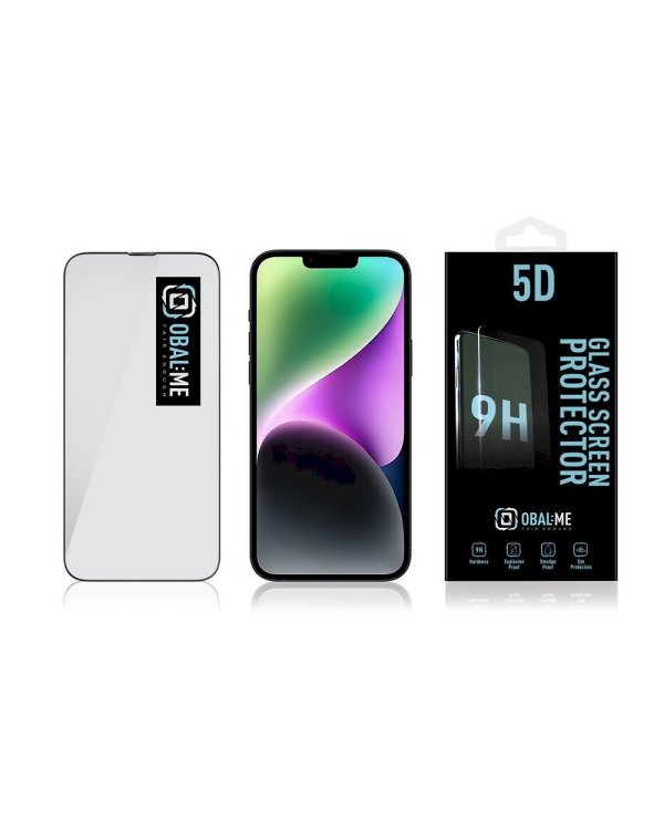 Дополнительное изображение книги «OBAL:ME 5D Glass Screen Protector Защитное стекло для Apple iPhone 13 Pro Max/14 Plus / чёрный»