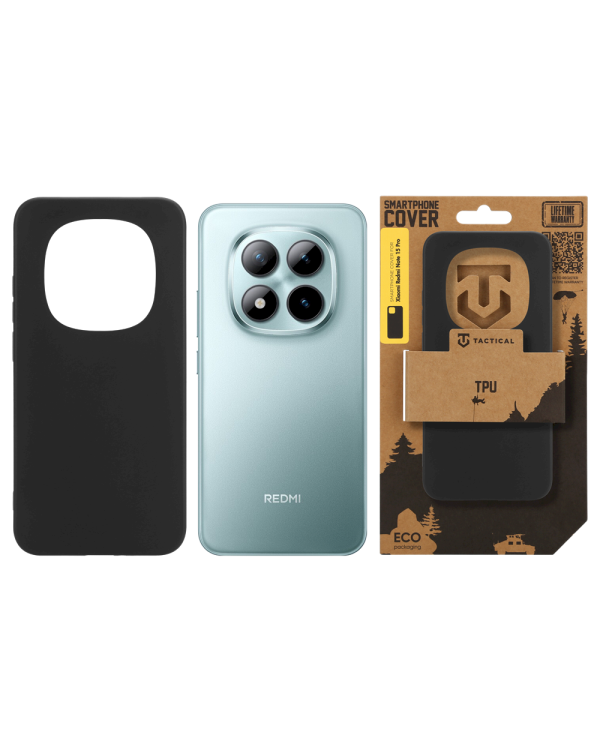 Tactical TPU Cover Защитный чехол для Xiaomi Redmi Note 15 Pro 5G / чёрный