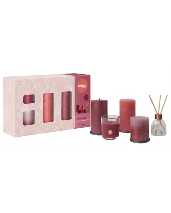 Bolsius Fruit Splash Подарочный Набор Pomegranate