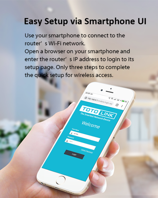 Totolink N300RT V4 Wi-Fi Router 2.4GHz 300Mbit/s