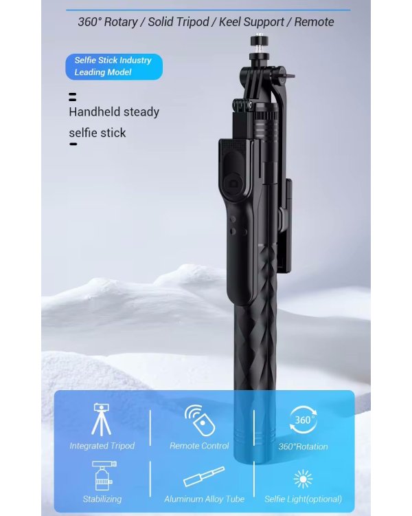 Дополнительное изображение книги «RoGer K28-1 Long Tripods - штатив для телефона с Bluetooth 175см»