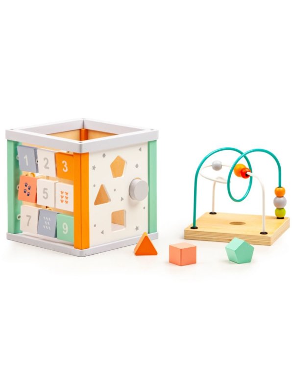 Дополнительное изображение книги «EcoToys 5в1 Сортировщик и лабиринты»