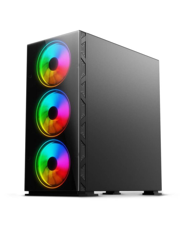 Savio Prime X1 ARGB Корпус ПК / Стекло / Черный