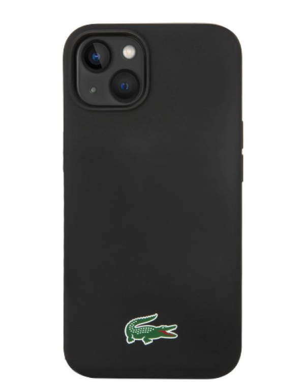 Lacoste Liquid Silicone Microfiber Croc Logo MagSafe Case Чехол для Apple iPhone 13 / 14 / 15