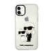 Karl Lagerfeld IML Glitter Karl and Choupette NFT Case Защитный чехол для iPhone 11 / прозрачный