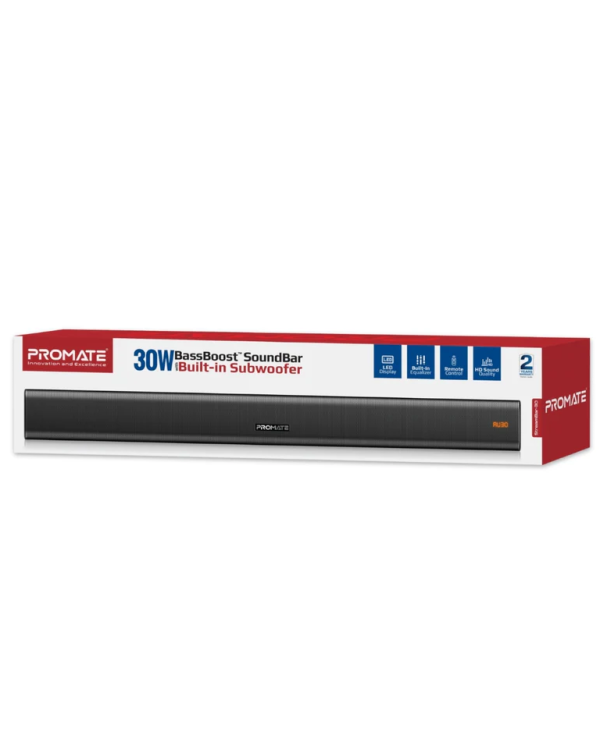 Promate StreamBar30 BassBoost SoundBar Система домашнего кинотеатра