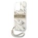 Guess GUHCP13LKMABGR Marble Strap Back Case Чехол для Apple iPhone 13 / 13 Pro Серый