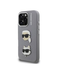 Karl Lagerfeld Grained PU K&CH Heads Case Чехол для Apple iPhone 16 Pro Max