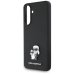 Karl Lagerfeld PU Saffiano Metal Karl and Choupette Case Чехол для Samsung Galaxy A36 5G
