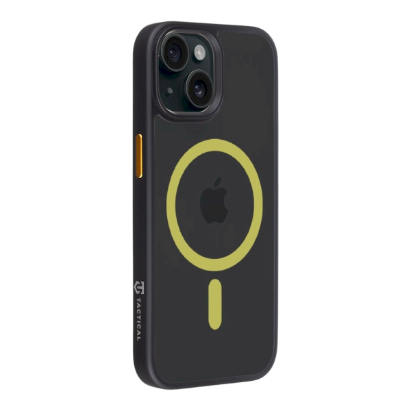 Обложка книги «Tactical MagForce Hyperstealth 2.0 Защитный чехол для iPhone 15 / чёрный/жёлтый»