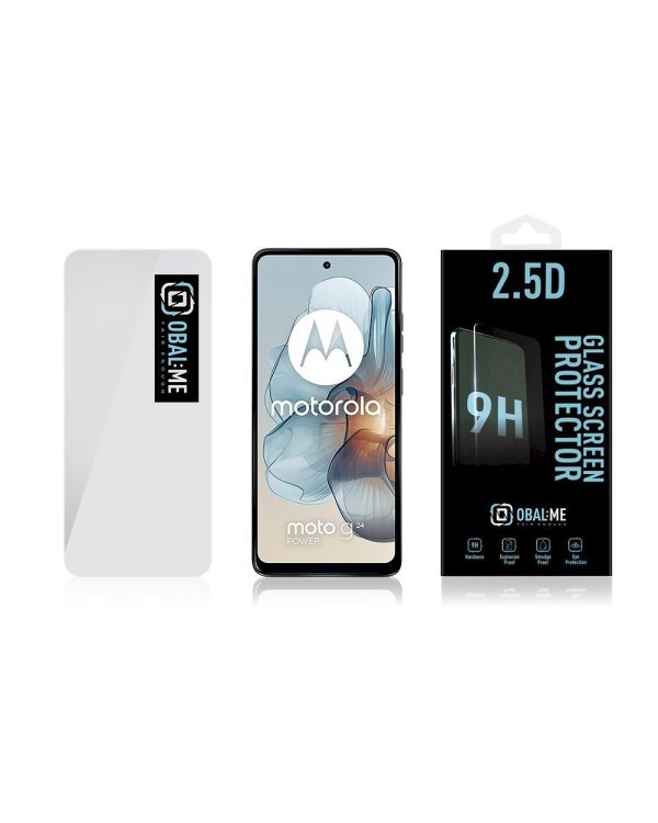 OBAL:ME 2.5D Glass Screen Protector Защитное стекло для Motorola G24 Power/G04/G04s/E14 / прозрачный