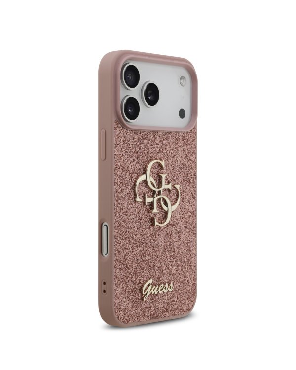 Дополнительное изображение книги «Guess PU Fixed Glitter 4G Metal Logo Case Чехол для Apple iPhone 17 Pro Max»