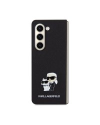 Karl Lagerfeld PU Saffiano Karl and Choupette NFT Защитный чехол для Samsung Galaxy Z Fold5 / чёрный