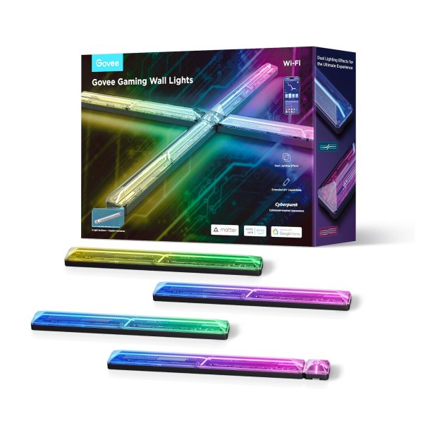 Govee H6063 Настенный игровой светильник / 2.4GHz / Wi-Fi / Bluetooth