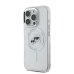 Karl Lagerfeld IML K&CH Heads Metal Frame MagSafe Case Защитный чехол для iPhone 16 Pro Max / прозрачный