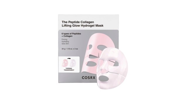 COSRX The Peptide Collagen Lifting Glow Hydrogel Mask Набор Масок 3шт