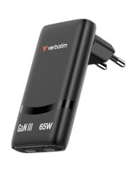 Verbatim Fold n Go Сетевой зарядное устройство USB-C / 65W / черный