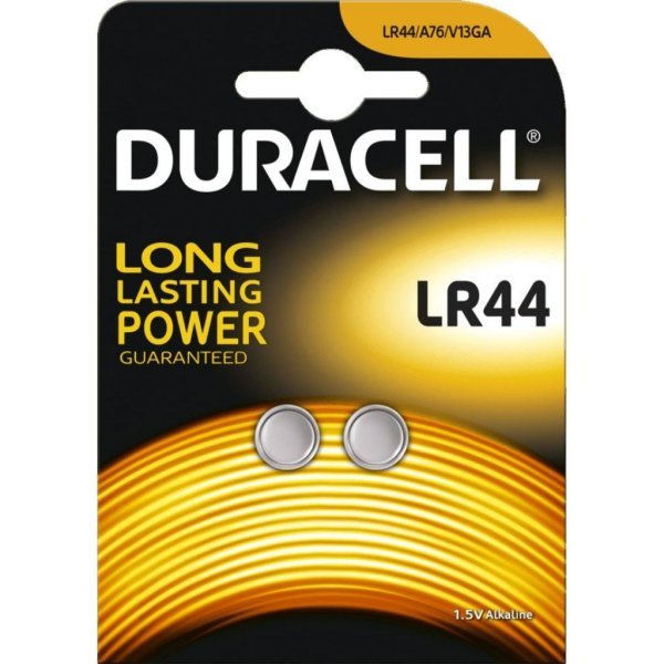 Duracell LR44 / A76 / V13GA / 76A / AG13 / 1.5V Алкалиновая Батарейка Duracell LR44 / A76 / V13GA / 76A / AG13 / 1.5V Алкалиновая Батарейка