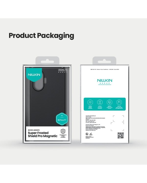 Nillkin Super Frosted PRO Magnetic Back Cover Чехол для Poco F7