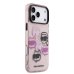 Karl Lagerfeld IML Multi K&CH Heads Защитный чехол для iPhone 17 Pro Max / розовый