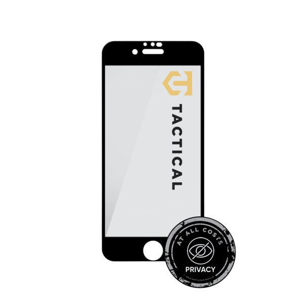 Tactical Glass Shield Privacy Stealth 5D Защитное стекло для Apple iPhone 7/8/SE 2020/SE 2022 / чёрный