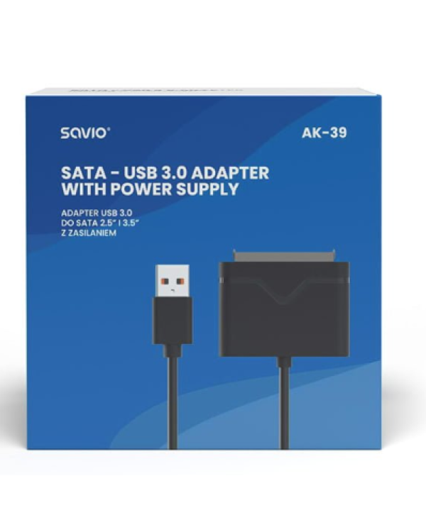 Savio AK-39 USB 3.0 - SATA III Адаптер