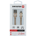 Swissten Textile Fast Charge 3A Lightning Кабель Для Зарядки и Переноса Данных 2m